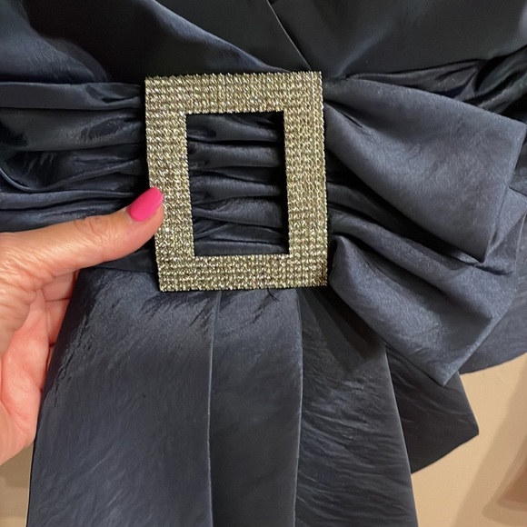 DAYMORE COUTURE 2 piece skirt set FORMAL Evening STUNNING wedding blue 16 - Picture 10 of 17